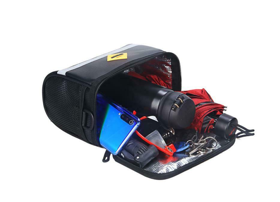Electric Bike Front Frame Bag Bicycle Portable E-bike Storage Front Hanging Bag