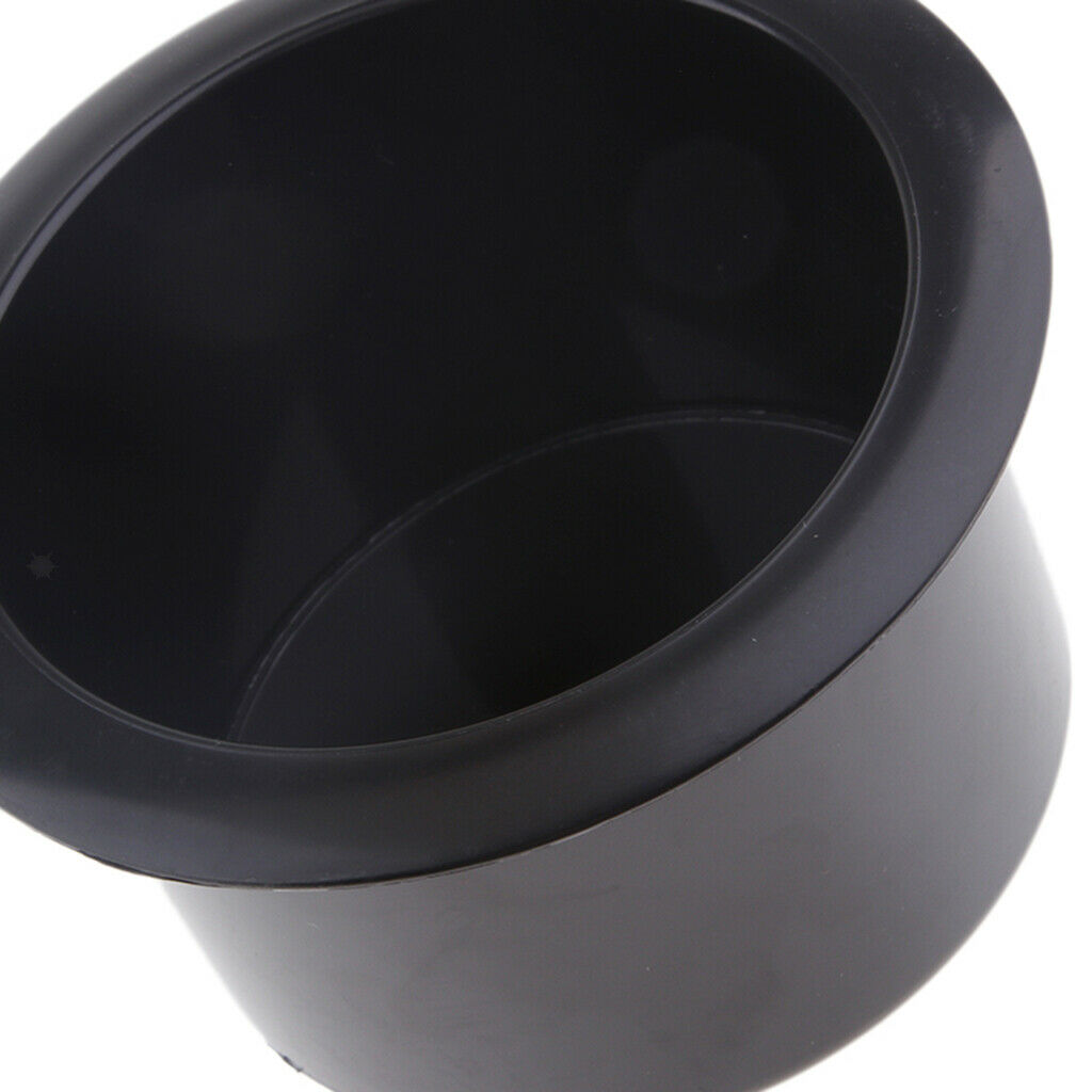 84mm Newly Black Boat Plastic Cup Drink Can Holder Boat Marine RV Universal