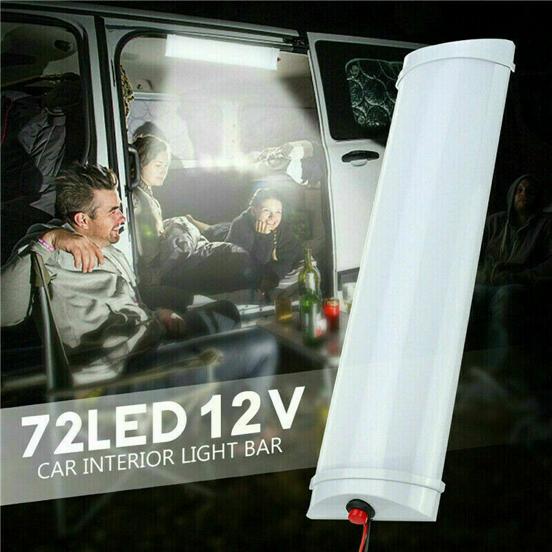 2x 12V LED Auto Car Interior Lights Dome Roof Ceiling Reading For RV Van Camper