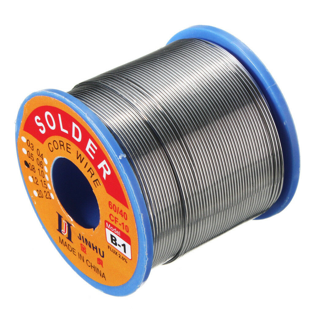 1X 0.8mm 500g 2.0% Rosin Core Soldering Solder Wire Tin Lead 60/40 Flux