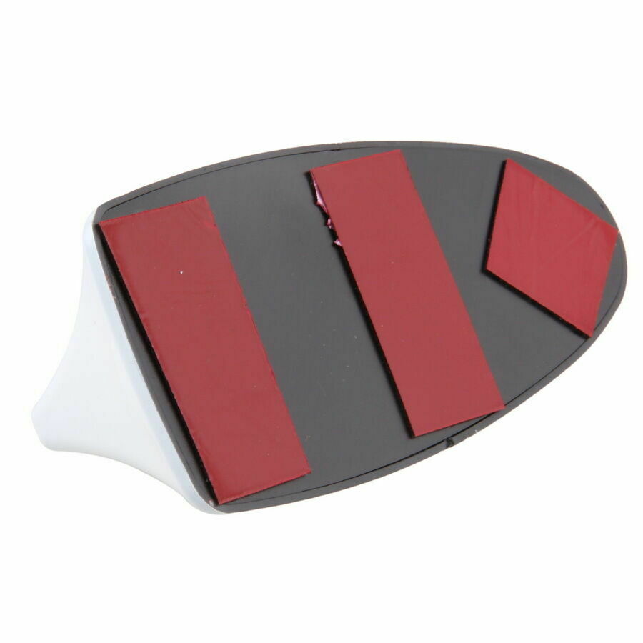 White Universal Auto Car Shark Fin Top Roof Antenna  Decorative Aerial For VW