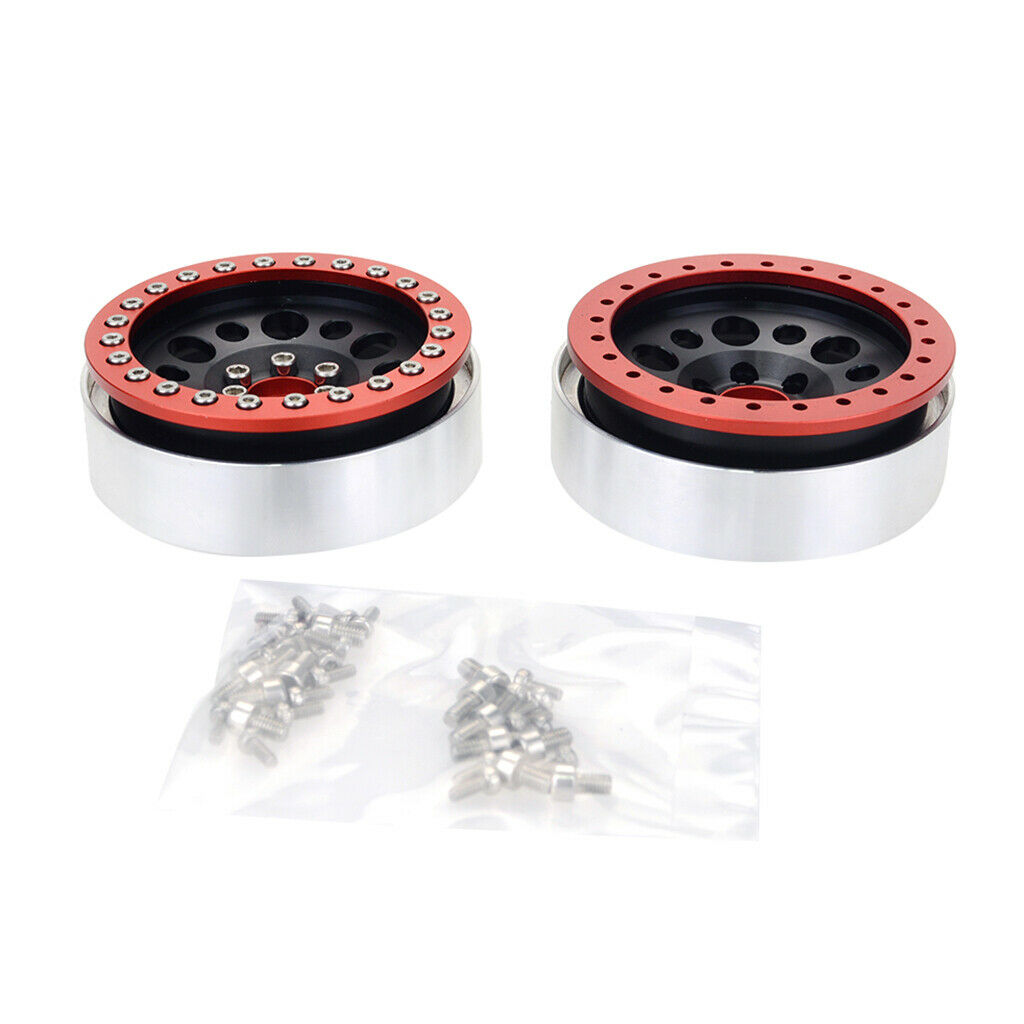 Heavy Duty Aluminum Alloy 2.2in Rims for 1/10 RC Crawler Axial D90  -4