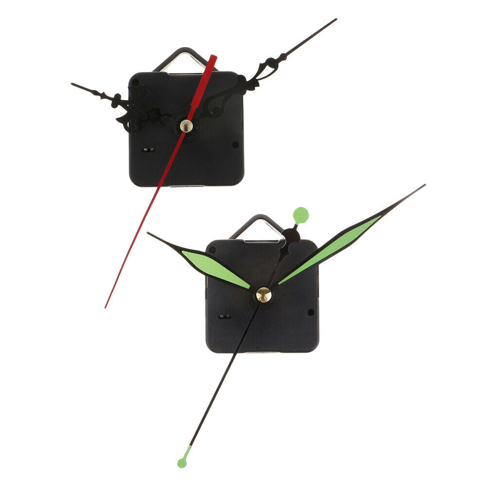 5x Clock Quartz Movement Mechanism Long Spindle Hand Wall Clock Repair Parts