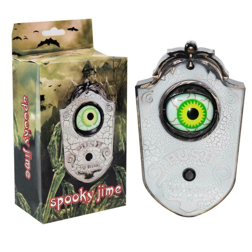 Halloween Doorbell Eyeball Horror Props Door Hanging Doorbell Halloween Decor