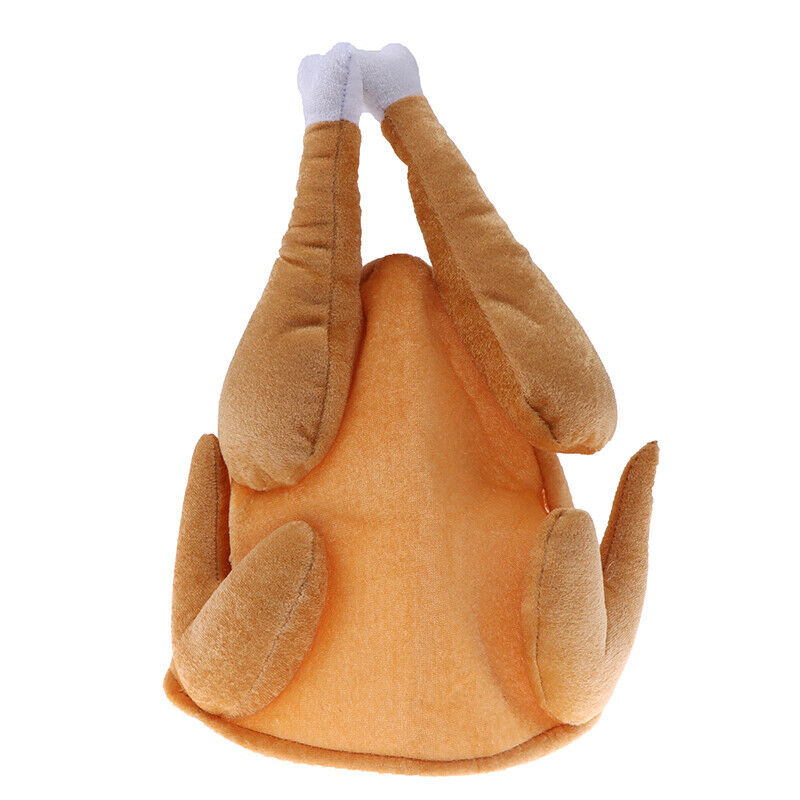 Turkey Thanksgiving Hat Novelty Cooked Chicken Bird Secret Santa Fancy Dr.l8