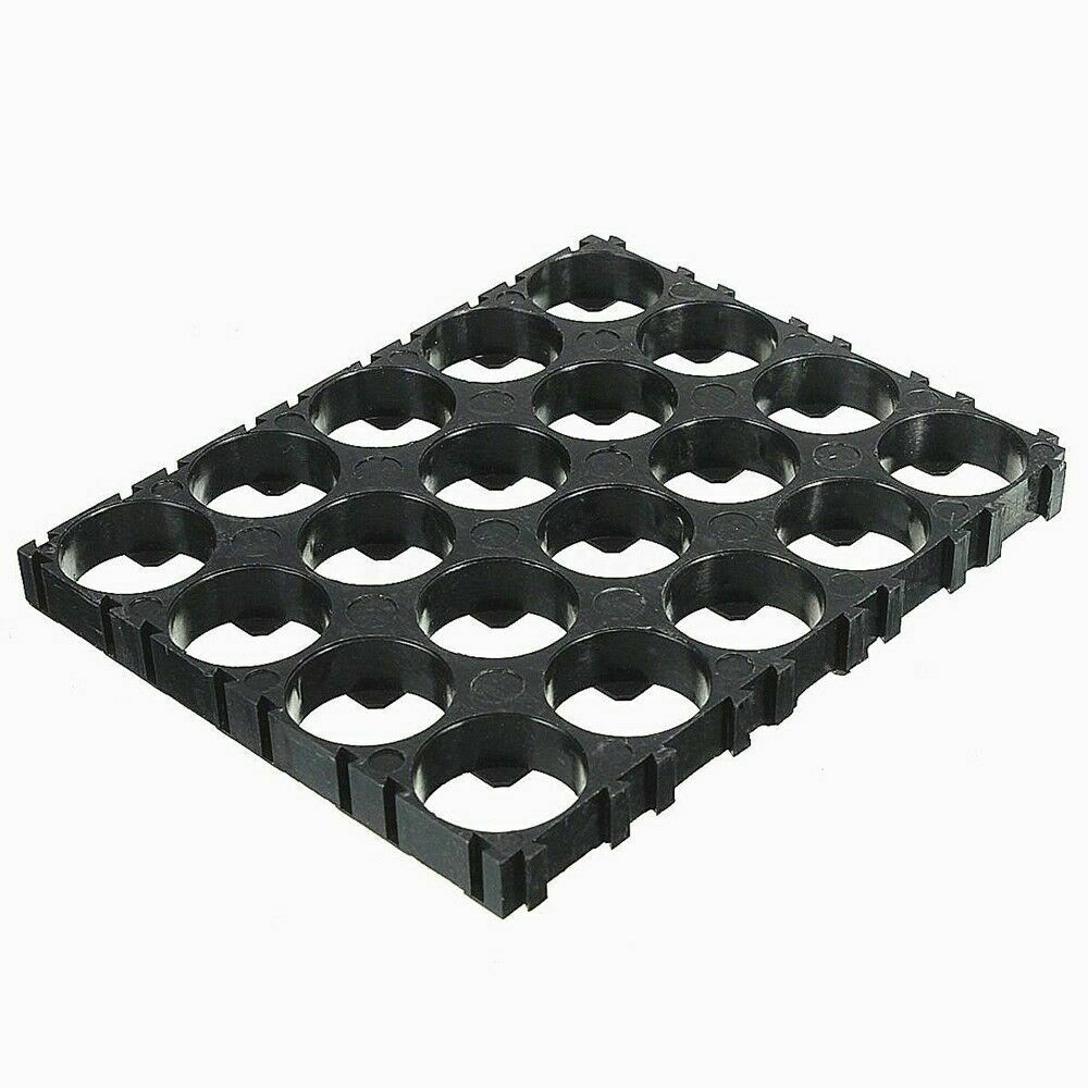 100Pcs 18650 Battery Cell Spacer Radiating Holder Safety Shell Storage Bracket
