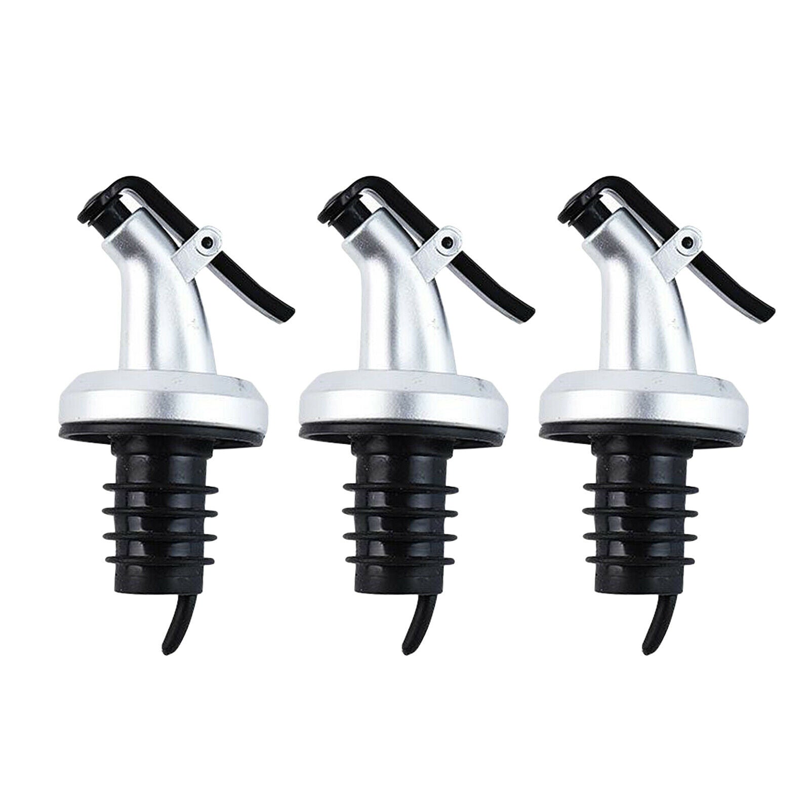 3 pcs Bottle Dispenser Leakproof Stopper Spout Pourer Oil Vinegar Wine Kitchen