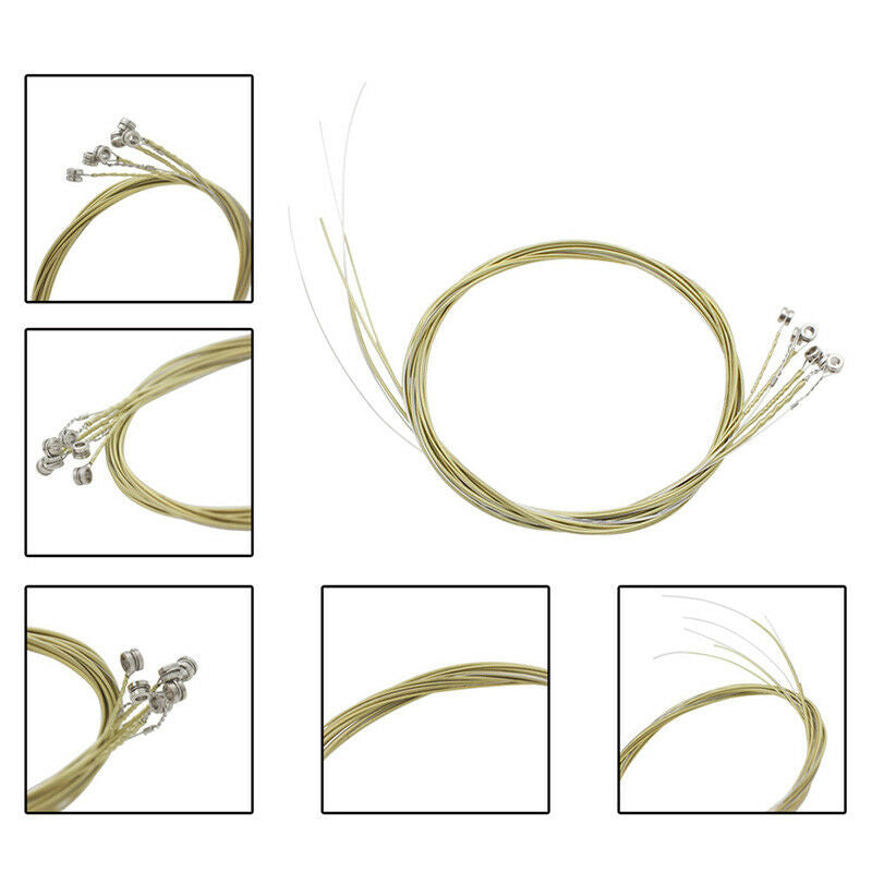 Guitar Strings Replacement Full Set 6pcs(.011-.052) Steel Core Copper AllDEA FG