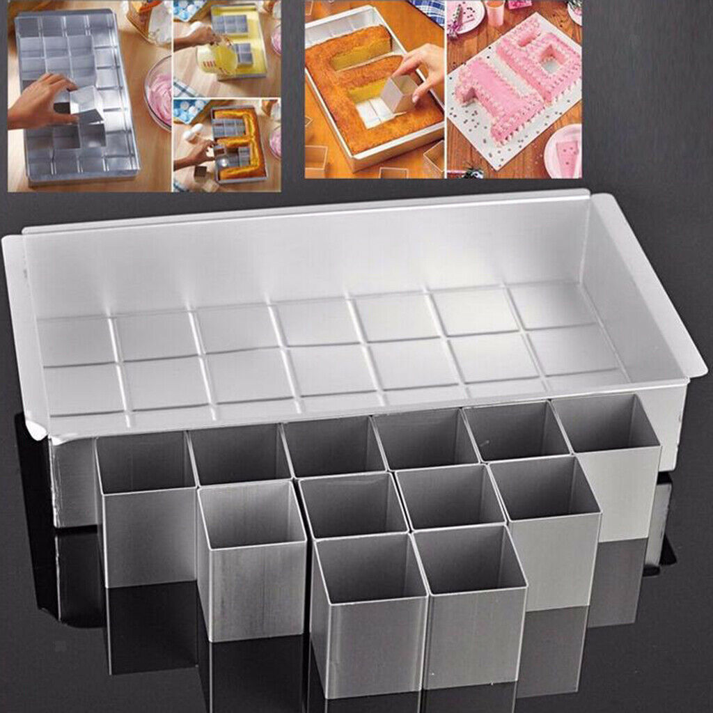 Adjustable Letter Number Free Shape DIY Cake Mold Pan Chocolate Baking Tins