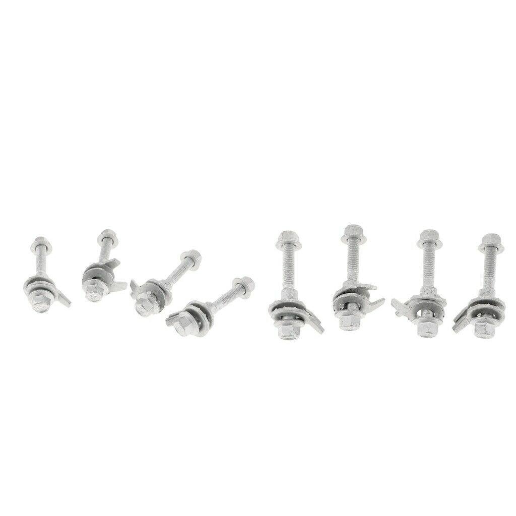 8 Pieces Car Four Wheel Alignment Bolt Fitting Screws 12.9 Eccentric 13mm
