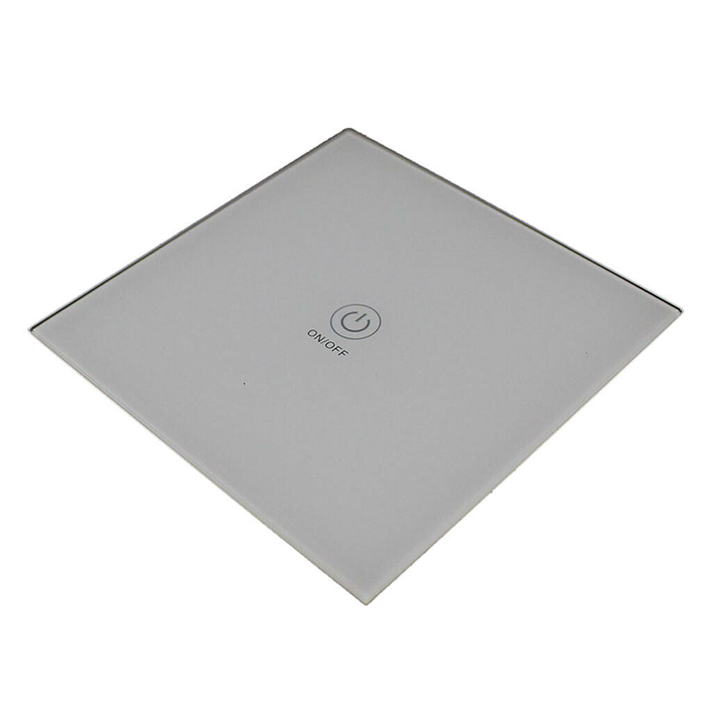 1 Way New Smart Home Wireless Remote Control Touch Switch Wall Panel White