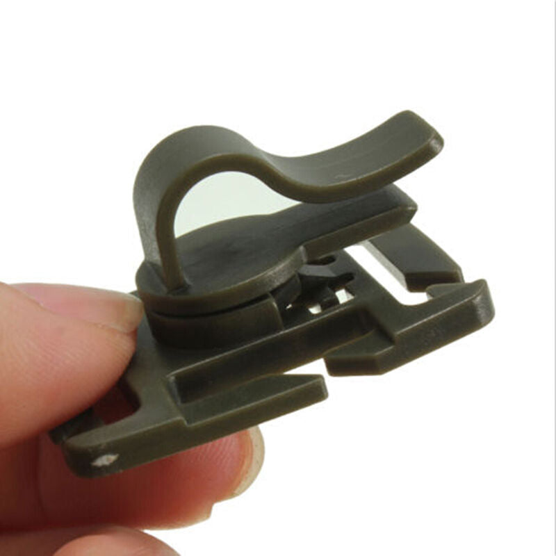 2PCS Hydration Bladder Tube Trap Hose Clip Strap For Molle Fits  N JfJC.l8