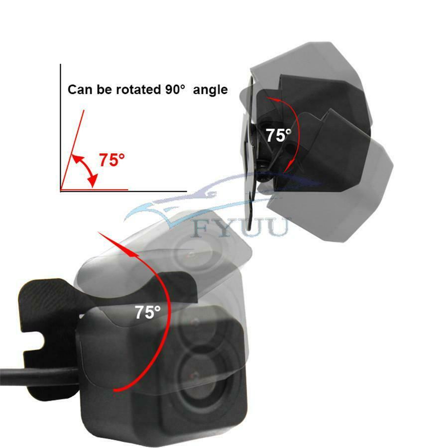 Mini Automobile Front View Reverse Camera With Multi-function Conversion Line HD