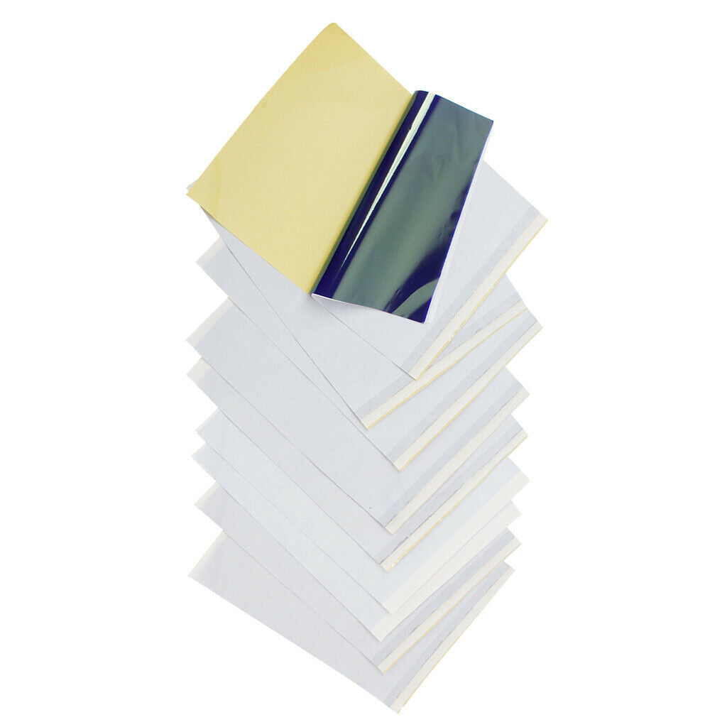 10x Tattoo Thermal Carbon Stencil Ink Transfer Tracing Paper for Body Artists