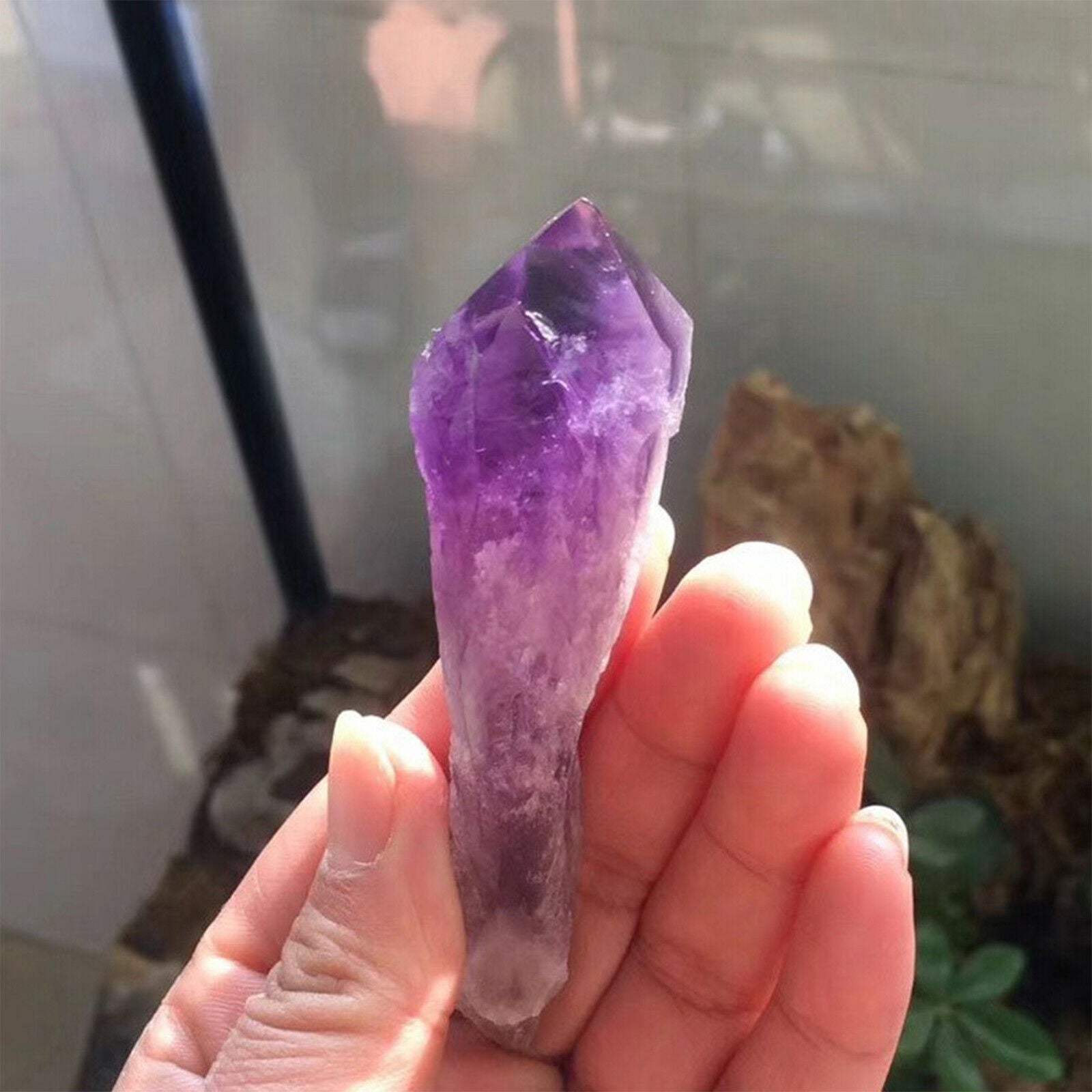 Purple Natural Healing Mineral Quartz Specimen Amethyst Cluster Crystal Stone