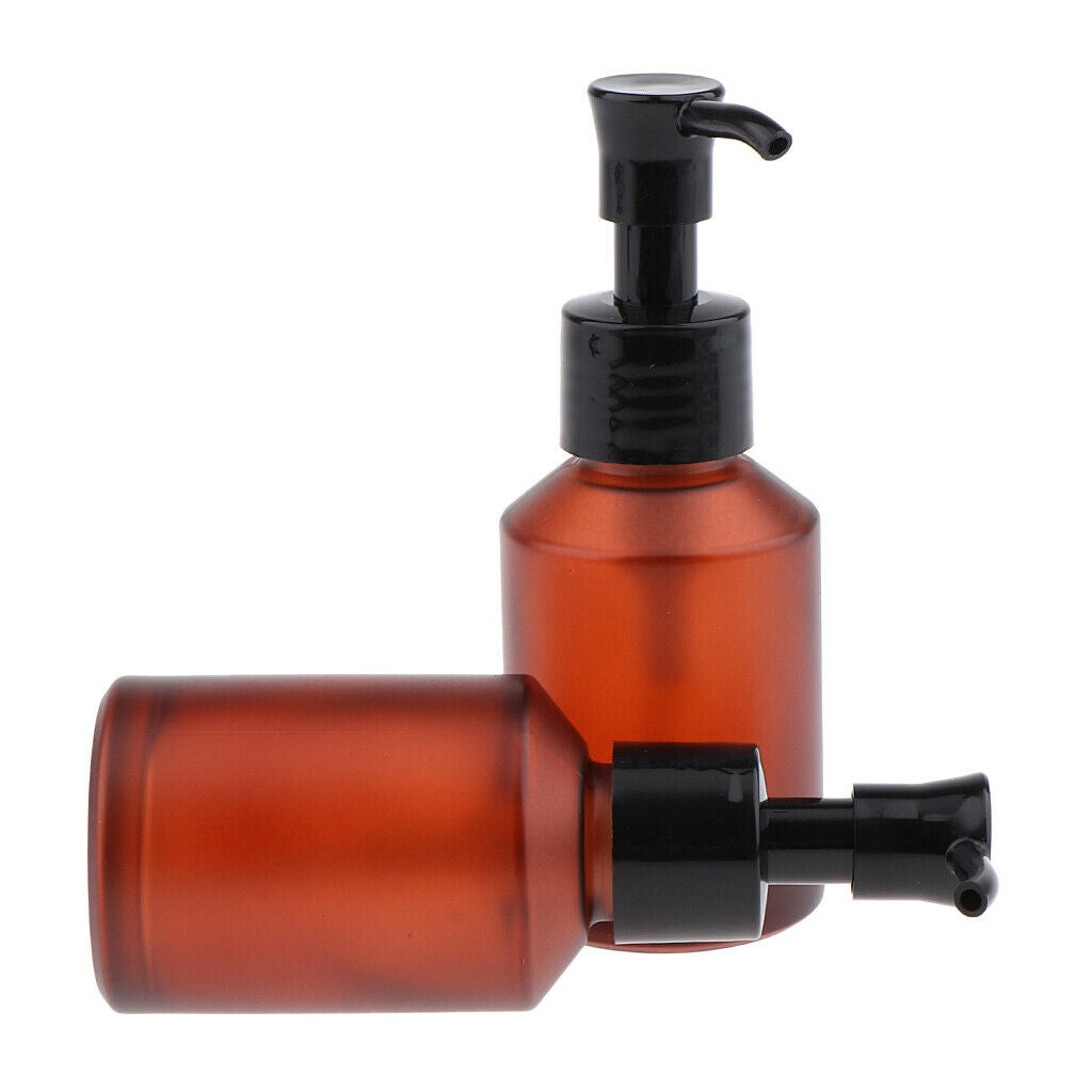 4pcs Travel Refillable Makeup Pump Bottles Lotion