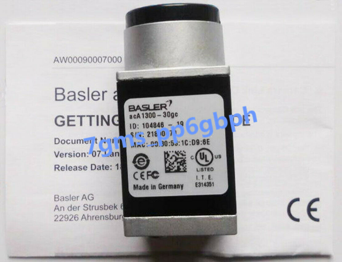1PC  new  BASLER industrial cameras acA1300-30gc  new in box