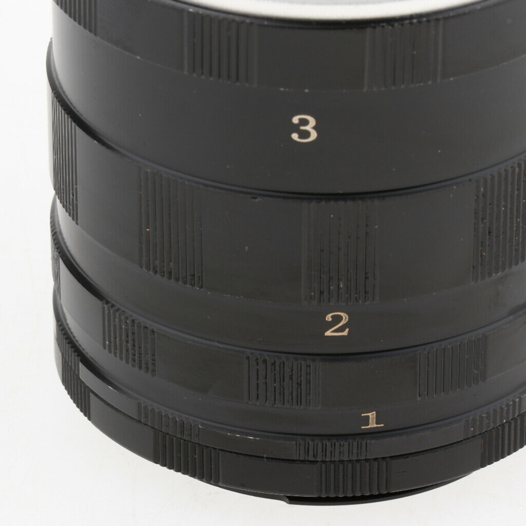 Macro Extension Tube Set for Canon EOS EF EF-S Lens for Extreme Close-Ups