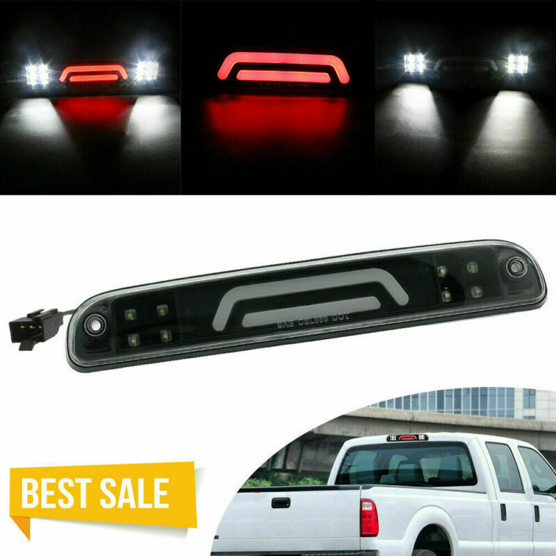 99-16 Ford F250 F350 F450 Super Duty LED 3rd Third Brake Light Stop Lamp Smoke