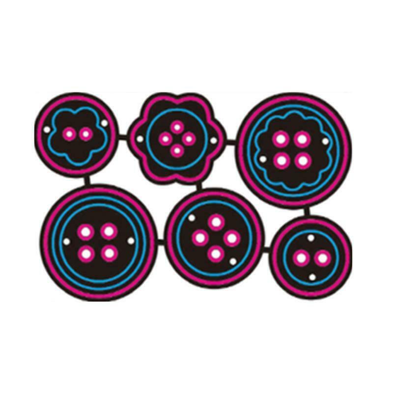 Button Metal Cutting Dies Stencil DIY Scrapbooking Album Paper Card Template