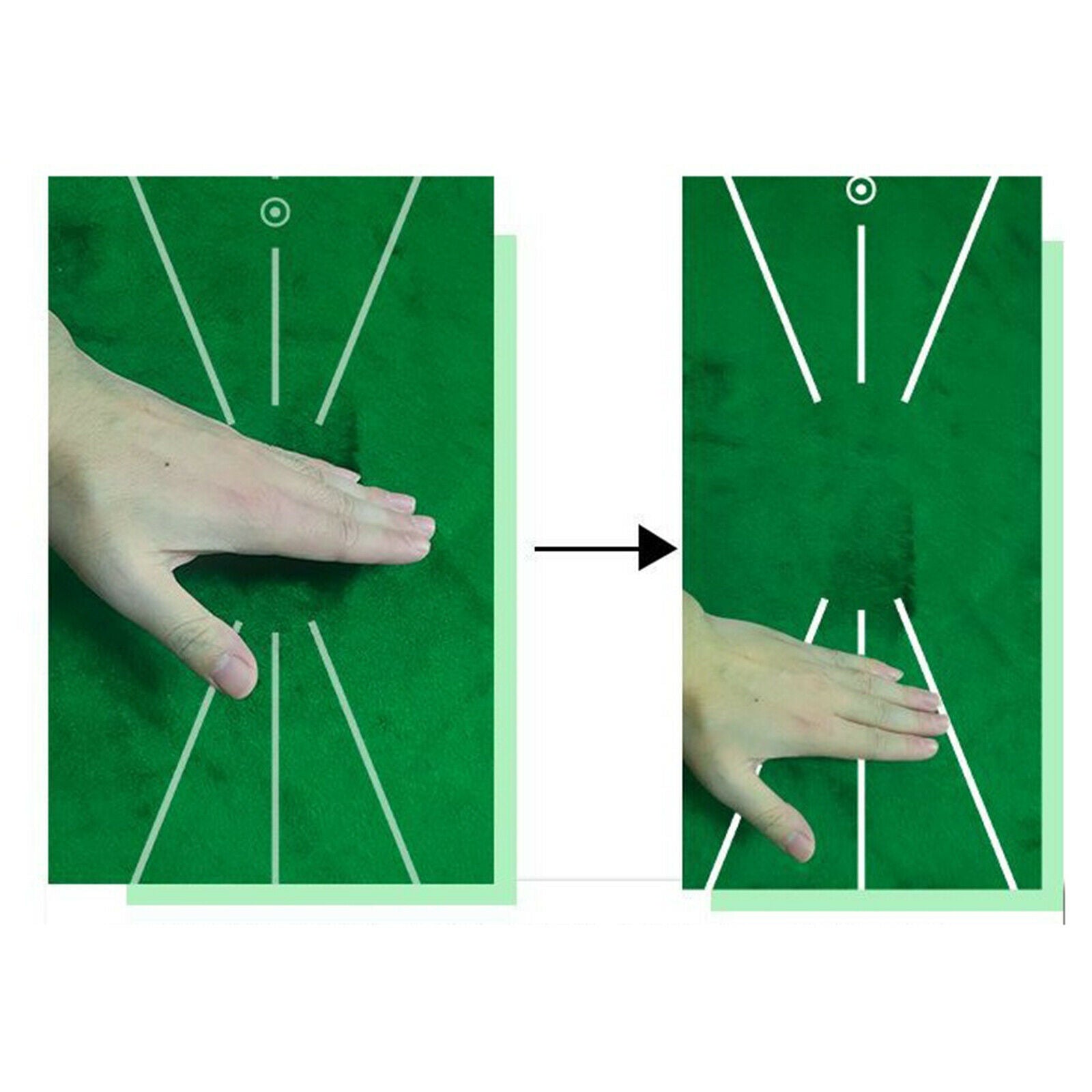 60x30cm Golf Training Mat Batting Practice Hitting Aid Game Pad Outdoor