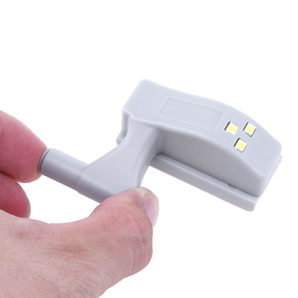 Universal Kitchen Cabinet Cupboard Wardrobe Inner Hinge LED Sensor Lamp Light ~
