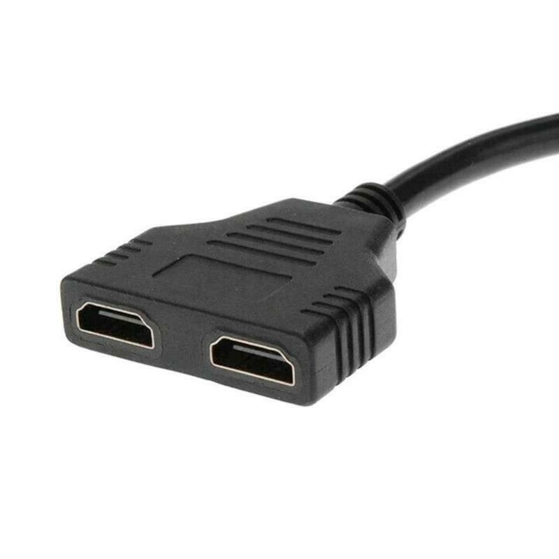 HDMi-Compatible 2 Two Port Y Splitter High-def 1080P 1 Male To Double Female