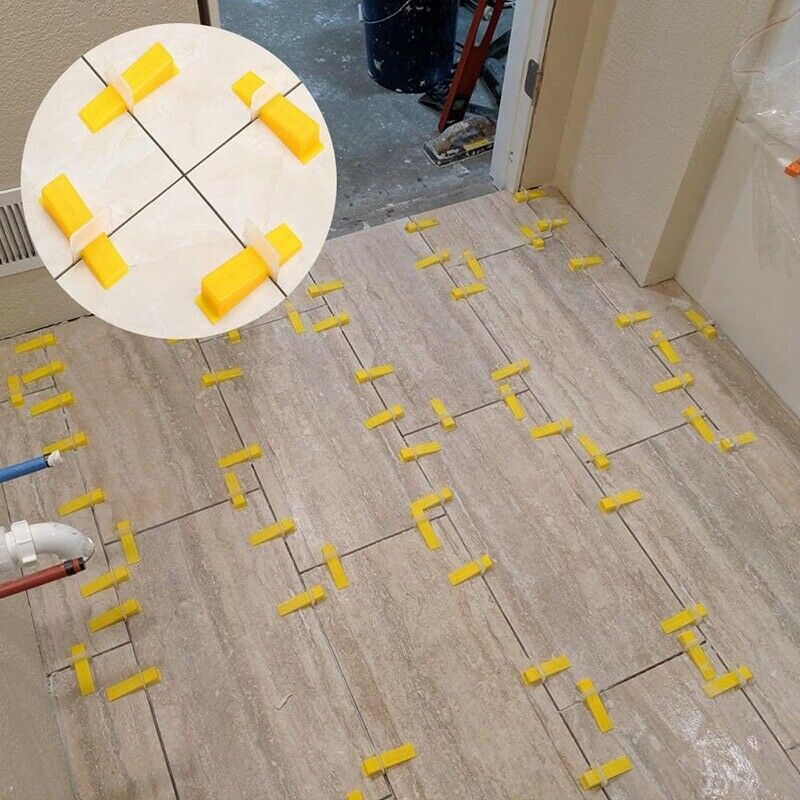 400Pcs Tile Leveling System Clips 1.5mm DIY Tiles Leveler Sps Tile Leveling SyX2