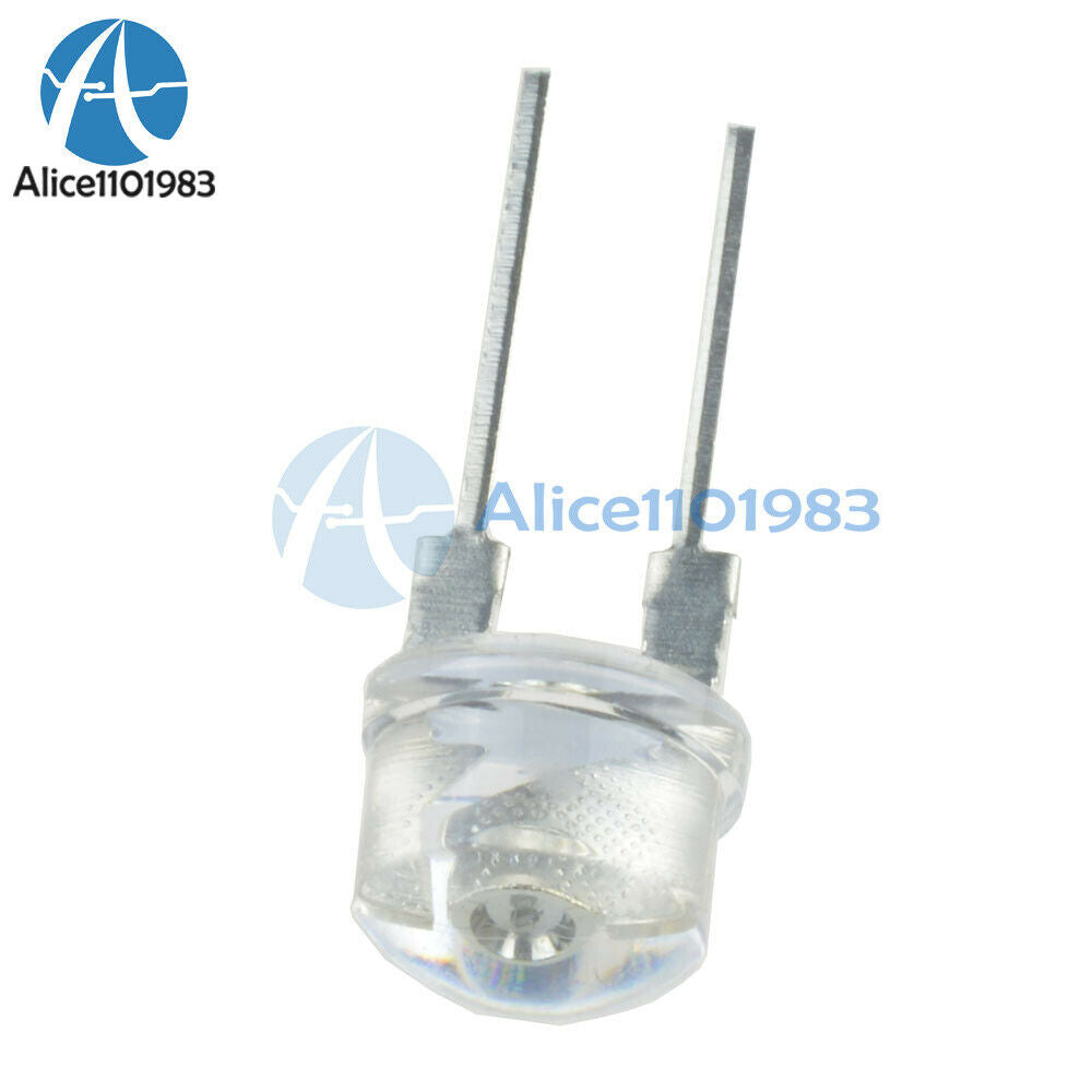 50PCS 8MM Straw Hat 0.5W LED Light Emitting Diode White LED High Power