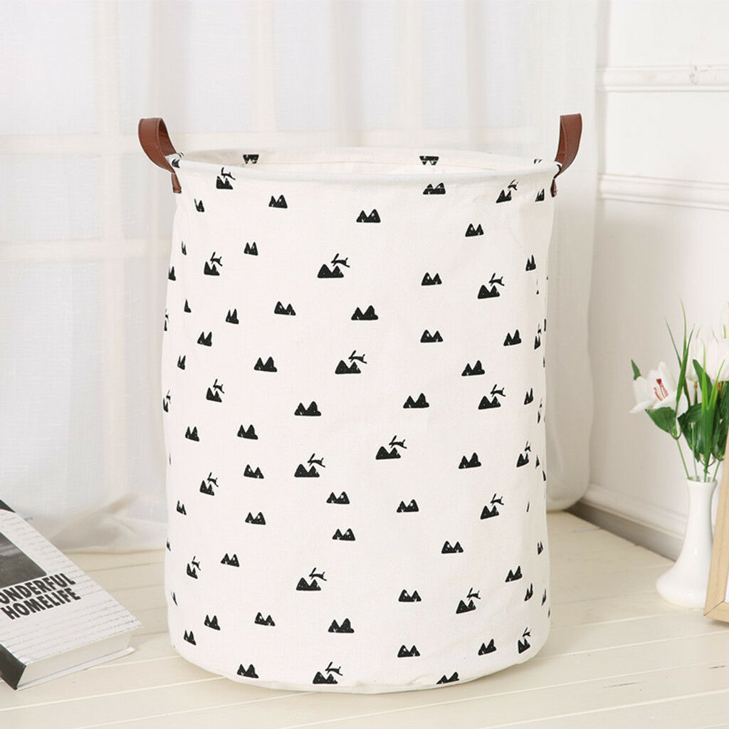 Nordic Style Nursery Toys Basket Free Standing Hamper Laundry Bin Mountain