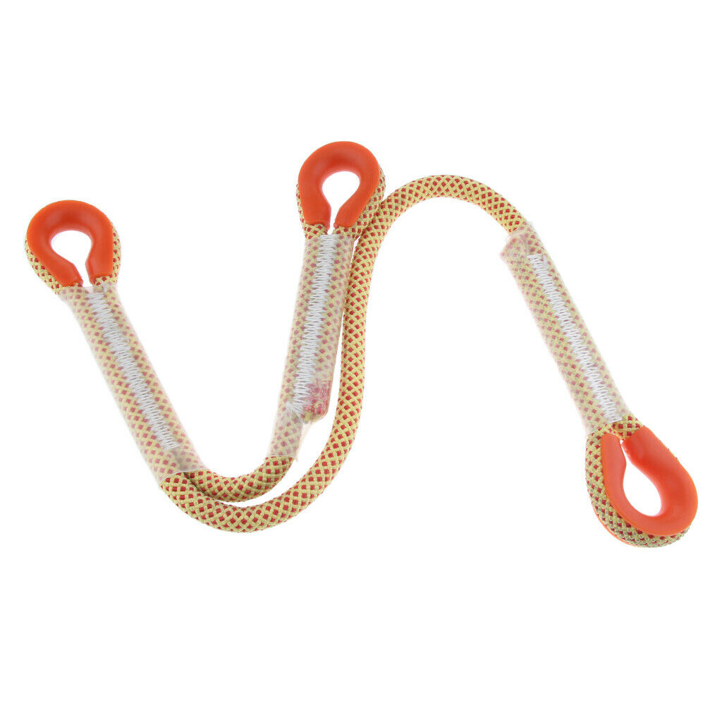 11mm 20kN Prusik Cord Loop Safety Y Lanyard for Climbing Tree Arborist