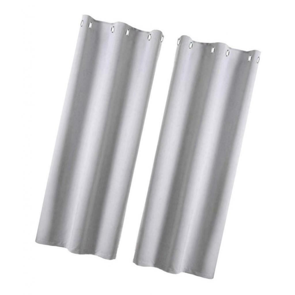 Bedroom Curtains Blackout Drapery Panels, Three Pass Microfiber Thermal
