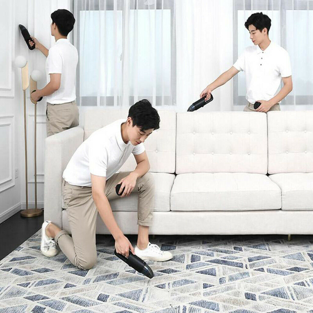 Cordless Handheld Vacuum Cleaner 80W Powerful Car Vacuum Cleaner Quiet Dry/ Wet