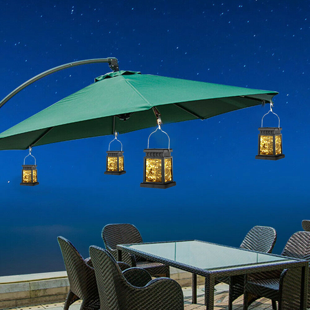 30 LED Solar String Light Lantern Waterproof Yard Garden Decor Hanging Lamp @