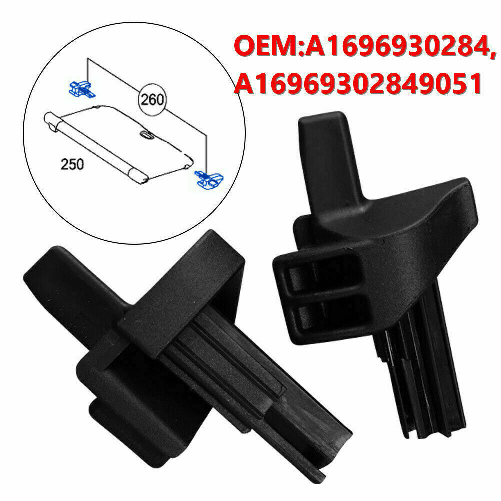 Fit For Benz A Class W169 Facelift 2008-2012 Pair Car Parcel Shelf Plastic Cips