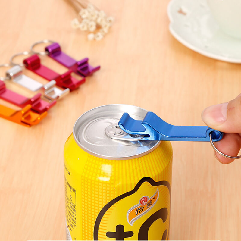 3Pcs Key Ring Chain Metal Bottle Opener Beer Soda Keychain Buckle Bar Claw Tool
