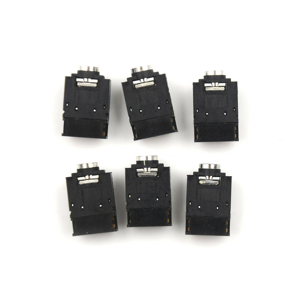 5X  PJ-307 3.5mm Stereo Audio Jack Socket 3.5 Dual Track Headphone Connect.l8