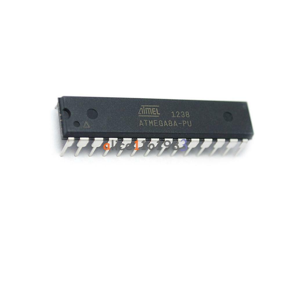 2PCS ATMEGA8A-PU DIP-28 Microcontroller MCU AVR NEW DATE CODE:12+ NEW