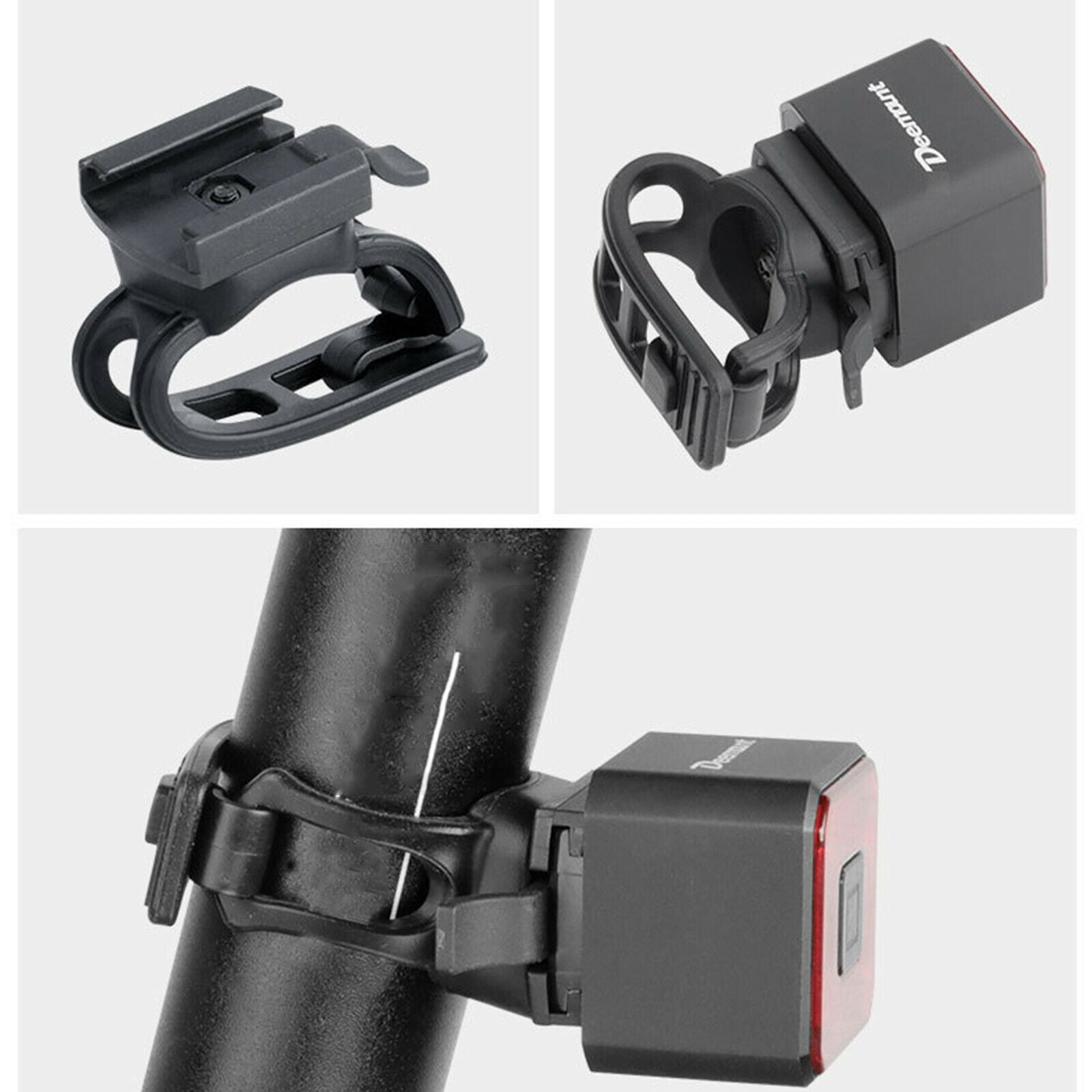 Smart Bike Tail Light Rear Lights  Flashlight USB Auto on/Off Sensor