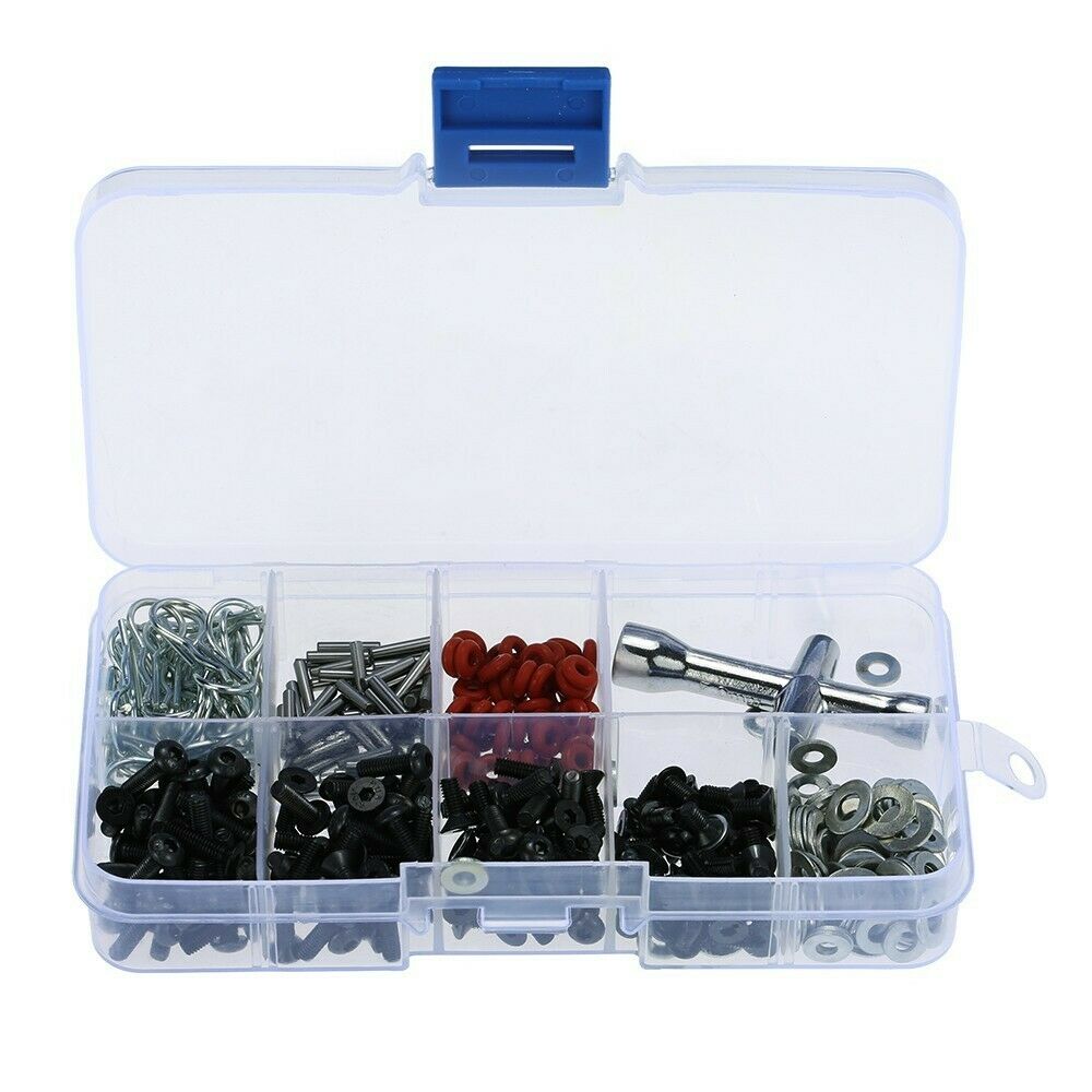 270 in 1 Repair Tool & Screws Box Kit for 1:10 Scale RC Cars Accessories New