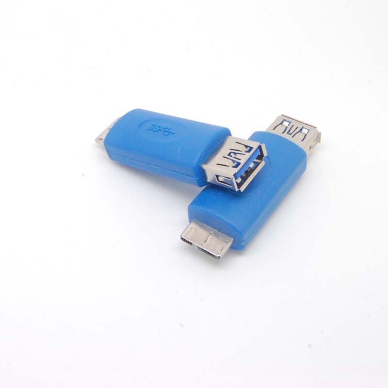 10pcs premium usb3.0 A Female to Micro usb3.0 Male OTG coupler converters