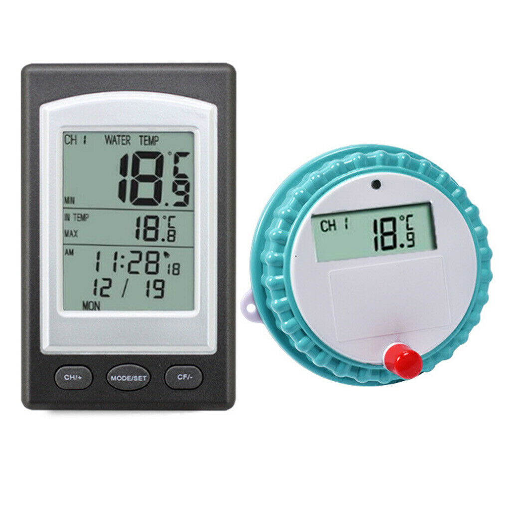 Accurate Wireless Digital Pool SPA Water Floating Sensor Thermometer Outdoor