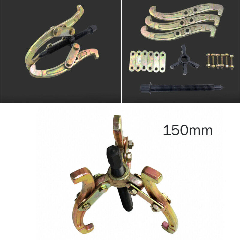 150mm 3 Jaw Puller Reversible Legs External/Internal Pulling Repair Tool Bearing