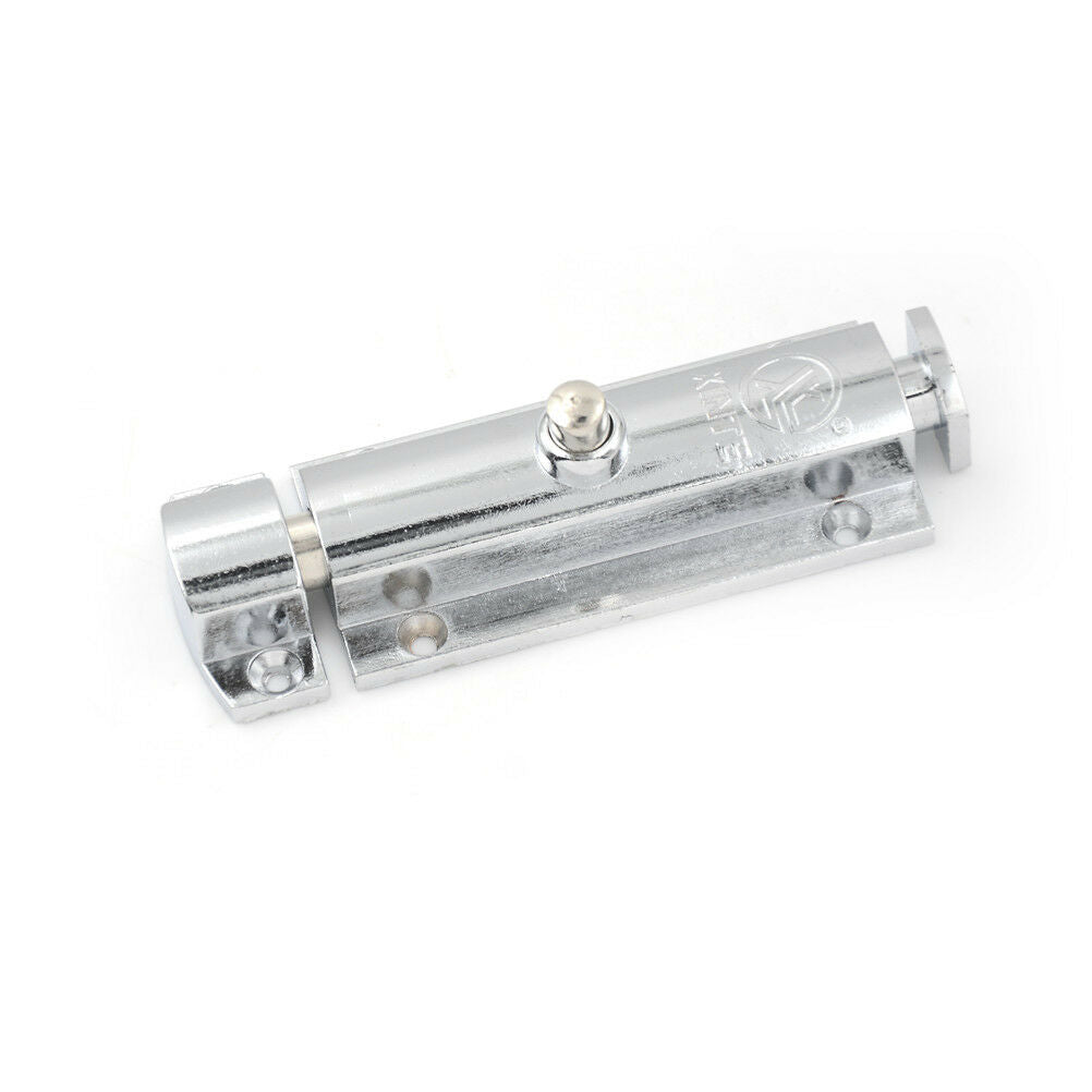 Stainless Steel Spring Latch Home Door Security Guard Latch Bolt Gate Loc.l8