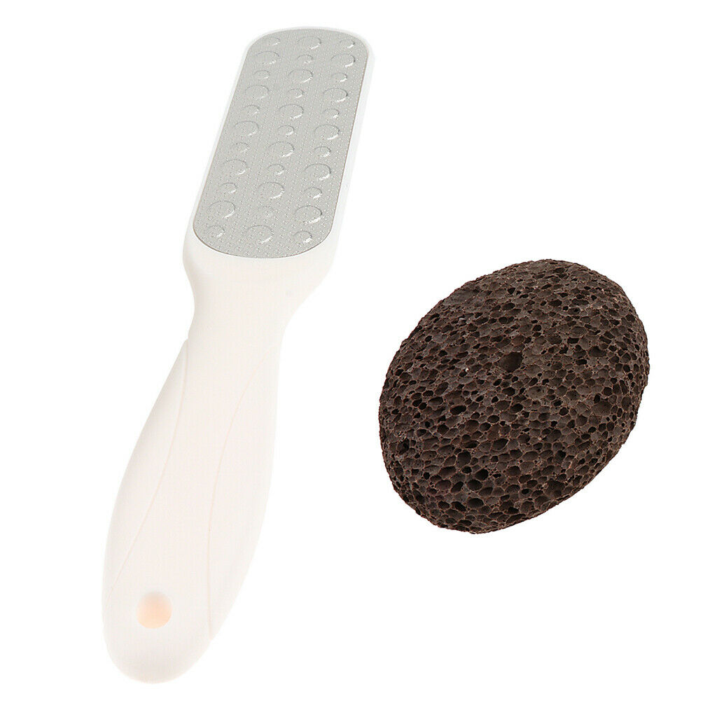 Foot File Pedicure Rasp Callus Remover  + Pumice Stone Dead Skin Scrubber
