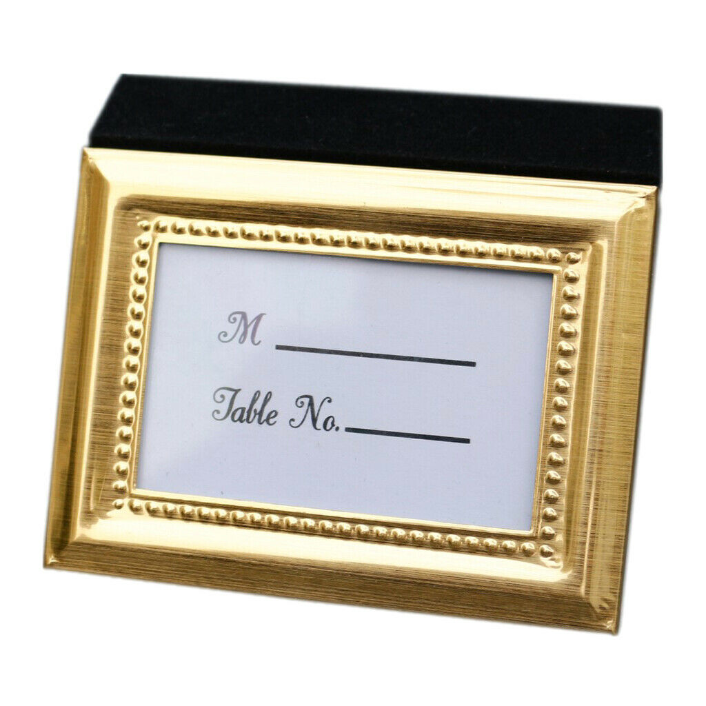 Photo Picture Frame Golden Portrait Display DIY Frame Home Wedding Decor