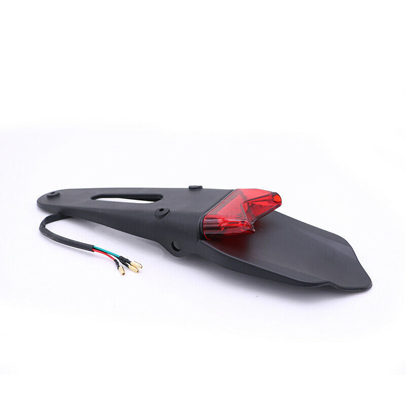 Motorcycles Running Red LED Rear Fender Brake Tail Light Off-road Dirt Bike