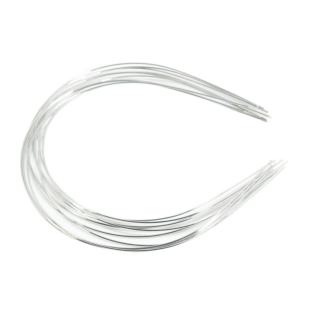 10Pcs Fashion Plain Lady Metal Hair Band Headband No Teeth Hair DIY Beauty Tool