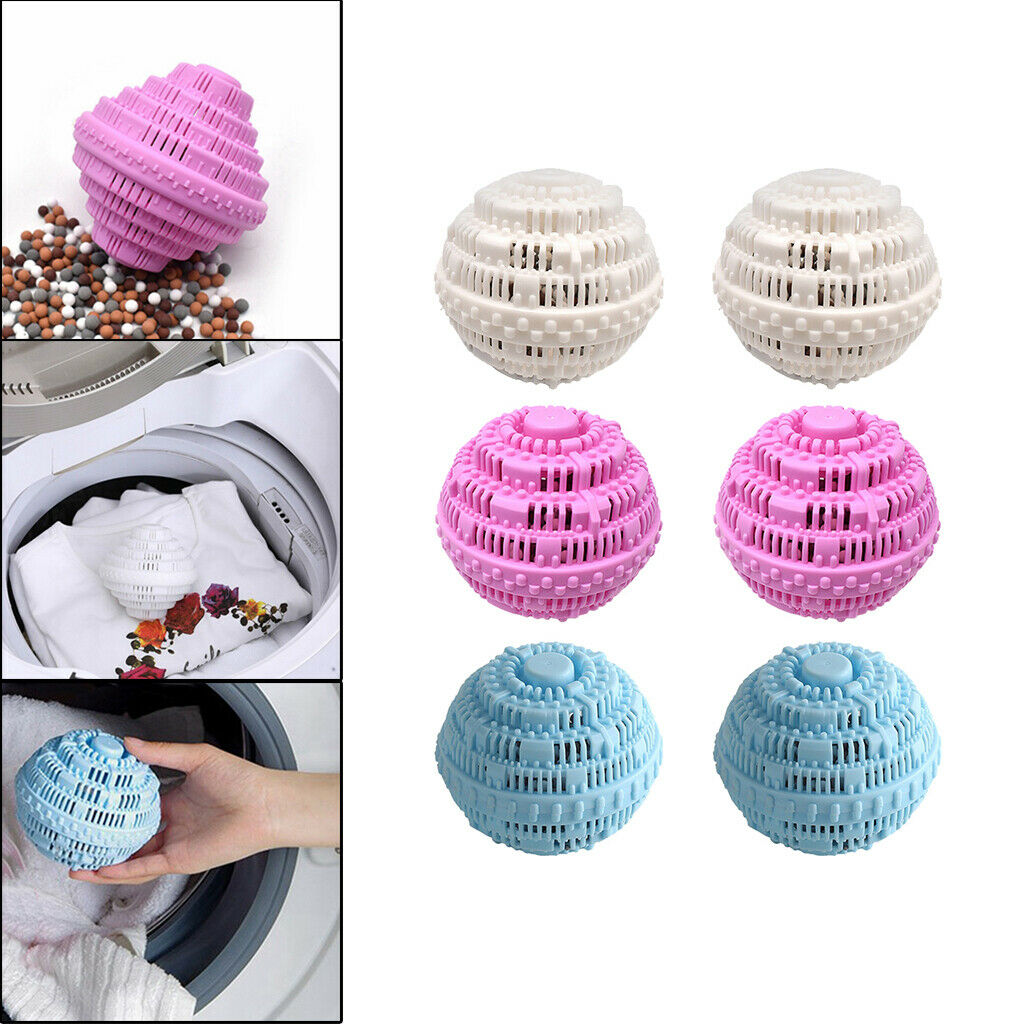 6PCS Wash Laundry Hair Remover Balls Anti Winding Washer
