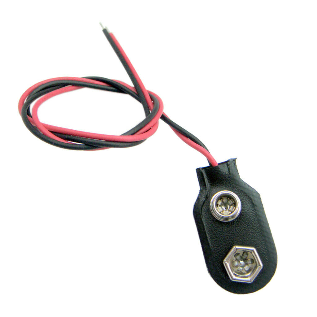 2 Pieces 9v Loop Electric Guitar Charger Battery Connectors
